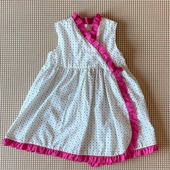 Toffee Apple polka dots multicolor dress.
Size 18months - Picture 2 of 10